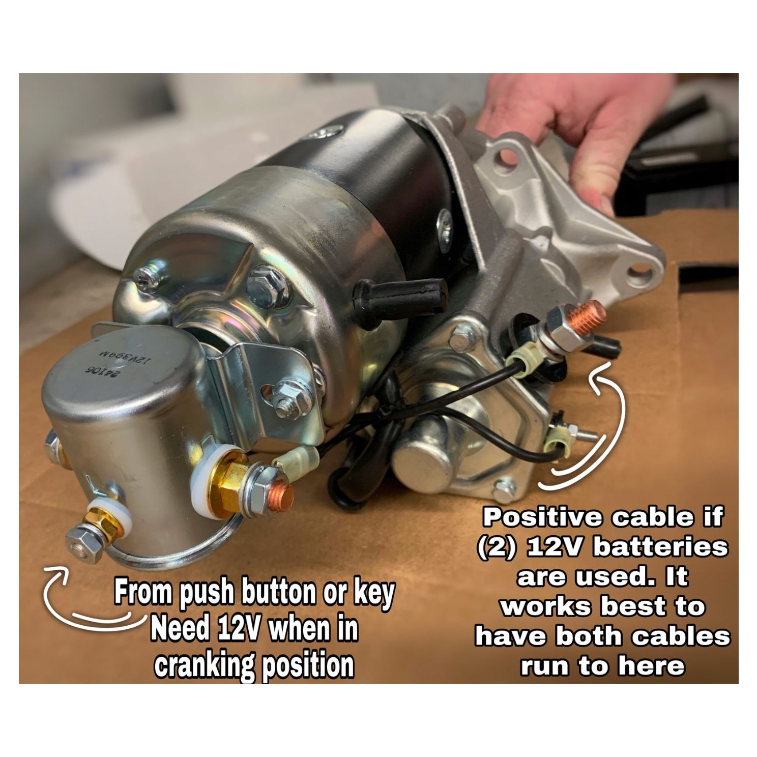 SE501446 Tractor Gear Reduction Starter fits John Deere