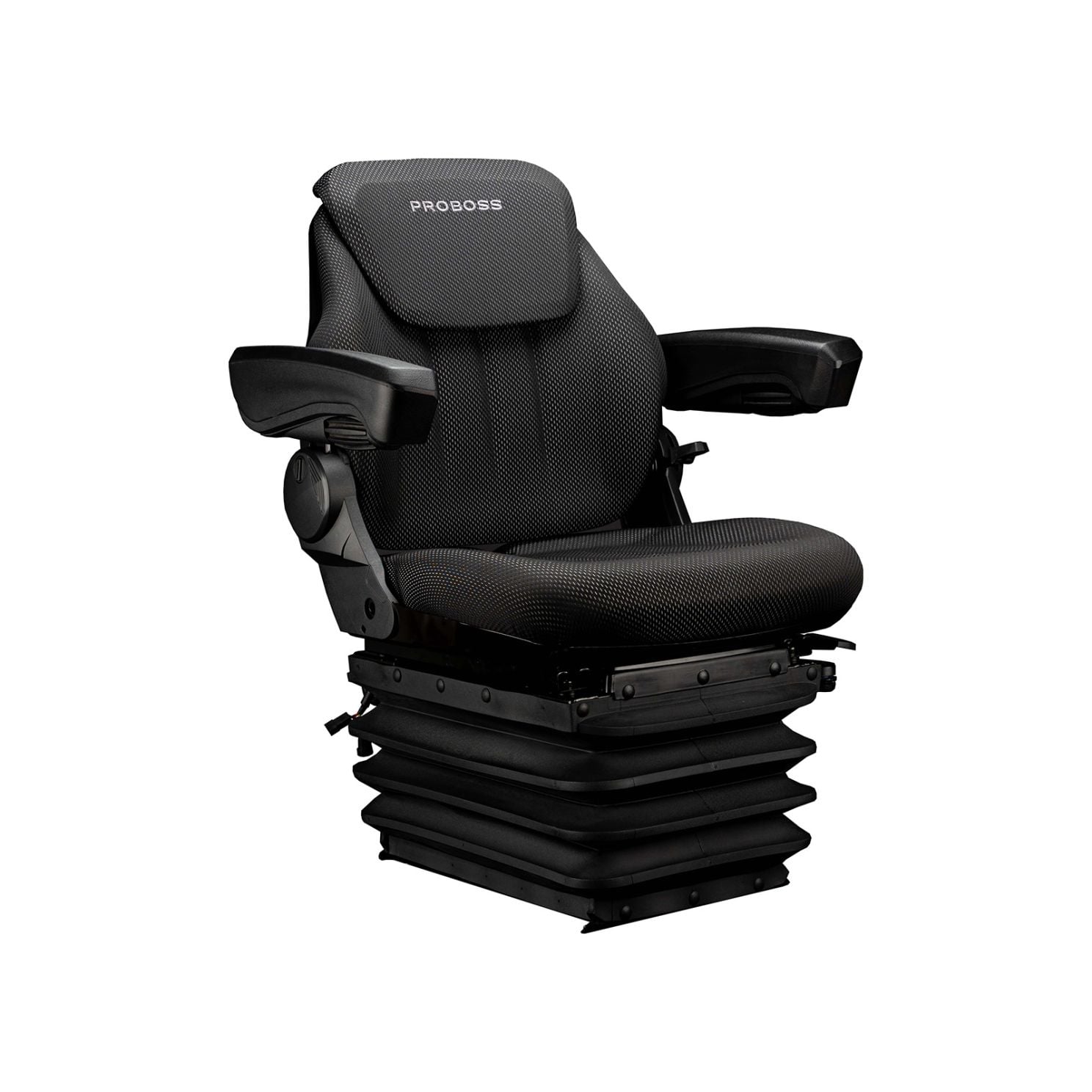 2408802480 Black Proboss AS2480 12V Air Ride Cloth Seat