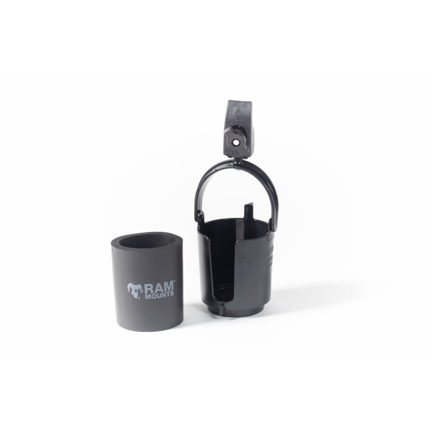 Ram Mount Level Cup 16oz Drink Holder with Ram Mount Tough-Claw Mount RAM-B-132-400U