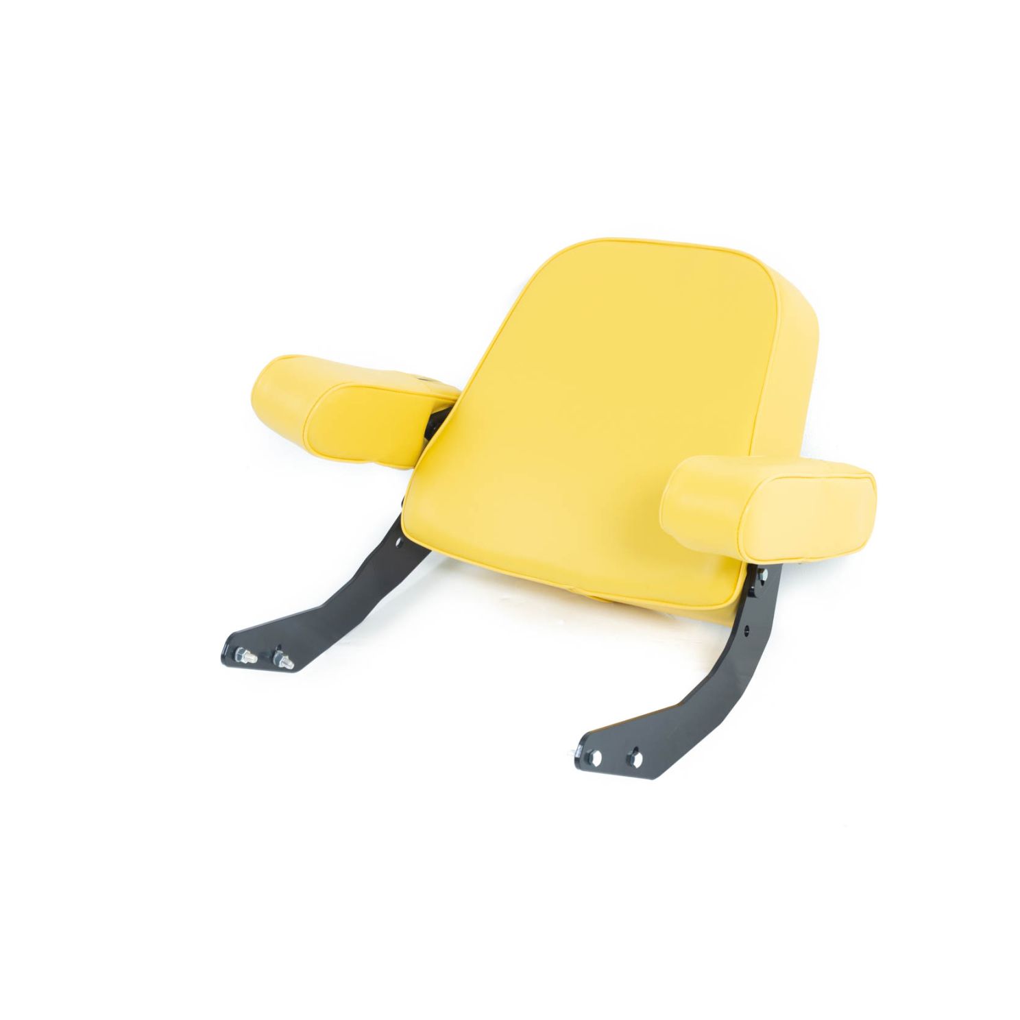 Super Deluxe Yellow Vinyl Tractor Seat fits John Deere