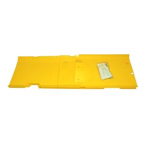 24' Yellow Poly Wear Shoe Skid Kit fits John Deere