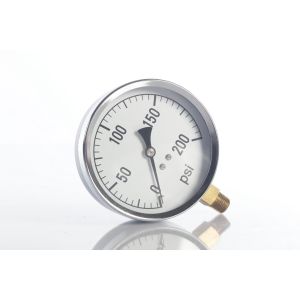 4.0 Inch 0-200 PSI Dry Pressure Gauge 4124DSB200