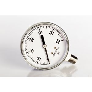 2.5 Inch 0-60 PSI Anhydrous Pressure Gauge 2180DSX60