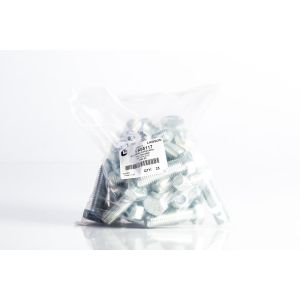 Falcon Grip 3/4-10x2-1/2" Hex Head Cap Screw Bolt GR5 Qty 25 FA65117