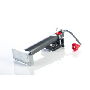 Bulldog 171401 Round Trailer Jack, Side Mount, 5,000 lbs. Lift Capacity, Topwind, Weld-On, 10 Inch Travel