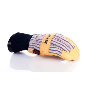 Kinco Lined Grain Pigskin Leather Palm Glove with Knit Wrist Large