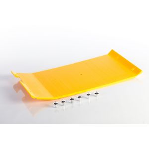 AH153690 Platform 8-5/8'' Yellow Skid Panel fits John Deere
