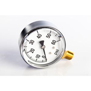 2.5 Inch 0-60 PSI Dry Pressure Gauge 2124DSB60