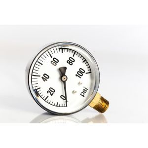 2.5 Inch 0-100 PSI Dry Pressure Gauge 2124DSB100