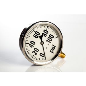 4.0 Inch 0-100 PSI Liquid Filled Pressure Gauge 4141GXB100