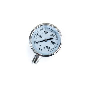 2.5 Inch 0-5000 PSI Liquid Filled Hydraulic Pressure Gauge 2154GXX5000