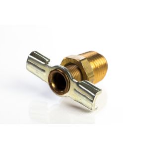Milton S614-4 1/4" Brass Air Tank Drain Cock 