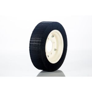 4x8 Laminated Rotary Cutter Tail Wheel White