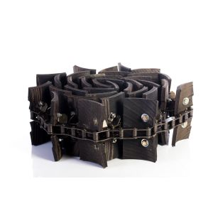 AH162442 Rubber Paddle Combine Clean Grain Chain fits John Deere