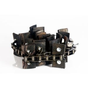 AH148021 Rubber Paddle Combine Return Grain Elevator Chain fits John Deere