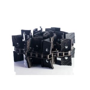 AH134818 Rubber Paddle Combine Clean Grain Chain fits John Deere