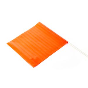 16" x 16" Orange Vinyl Marking Safety Flag
