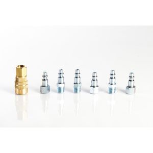 Milton S212 7 Piece M-Style Air Coupler Kit