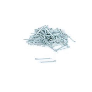 Hammerlock Cotter Pin, Steel, Zinc Finish, 0.141" Head Diameter, 1/8 x 1-1/2"