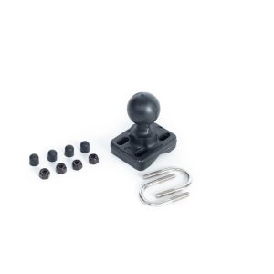 Ram 1.5" C Ball Double U-Bolt Ball Base for 0.75" to 1" Rails RAM-235-2U
