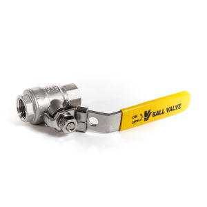Valley 3/8'' Full Port Stainless Steel Ball Valve