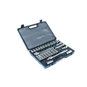Performance Tool 26 Pc. SAE 1/2'' 6 Point Ratchet & Socket Set