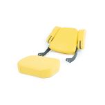 Super Deluxe Yellow Vinyl Tractor Seat fits John Deere