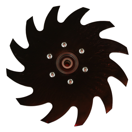 Sabertooth Row Cleaner 13" Blade Assembly with Hub/Bearing